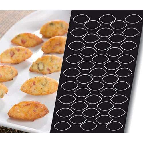 Premium Medium Quenelle Silicone Mold for Baking - Non-Stick, Flexible & Durable Kitchen Tool for Chocolate, Candy, Soap Making - Perfect for Home Chefs & DIY Crafts