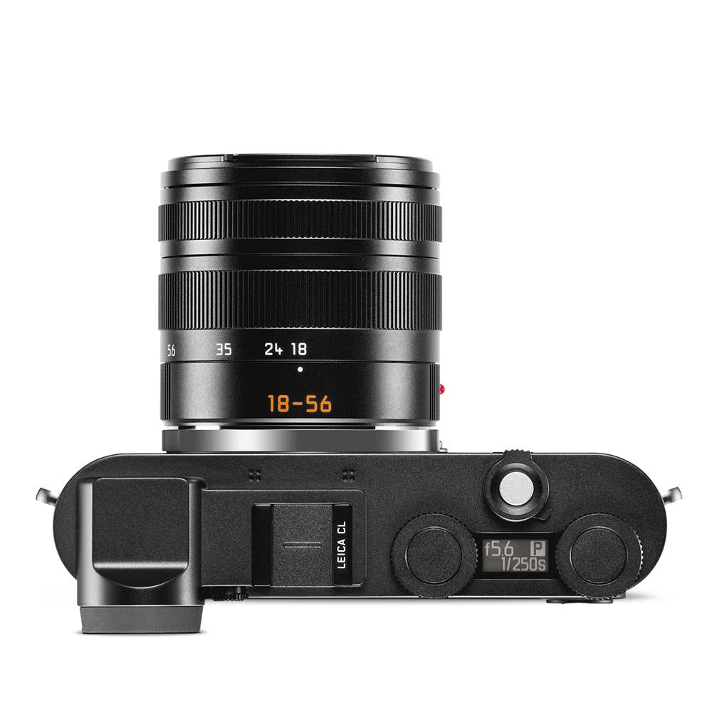 Leica CL Vario Bundle - Black Camera with Vario Elmar TL 18-56mm Lens | Professional Mirrorless Digital Camera for Travel, Street & Portrait Photography