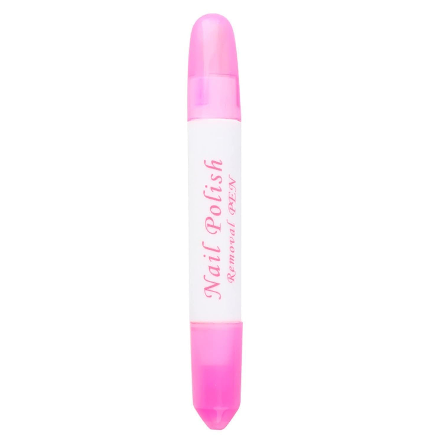 1Pc Nail Polish Corrector Pen with Removable Head - Quick Clean Nail Polish Mistakes for Manicure, Perfect for Home Salon & DIY Nail Art (Pink, 6g) | Ideal for Fingernails, Toenails & Professional Nail Care