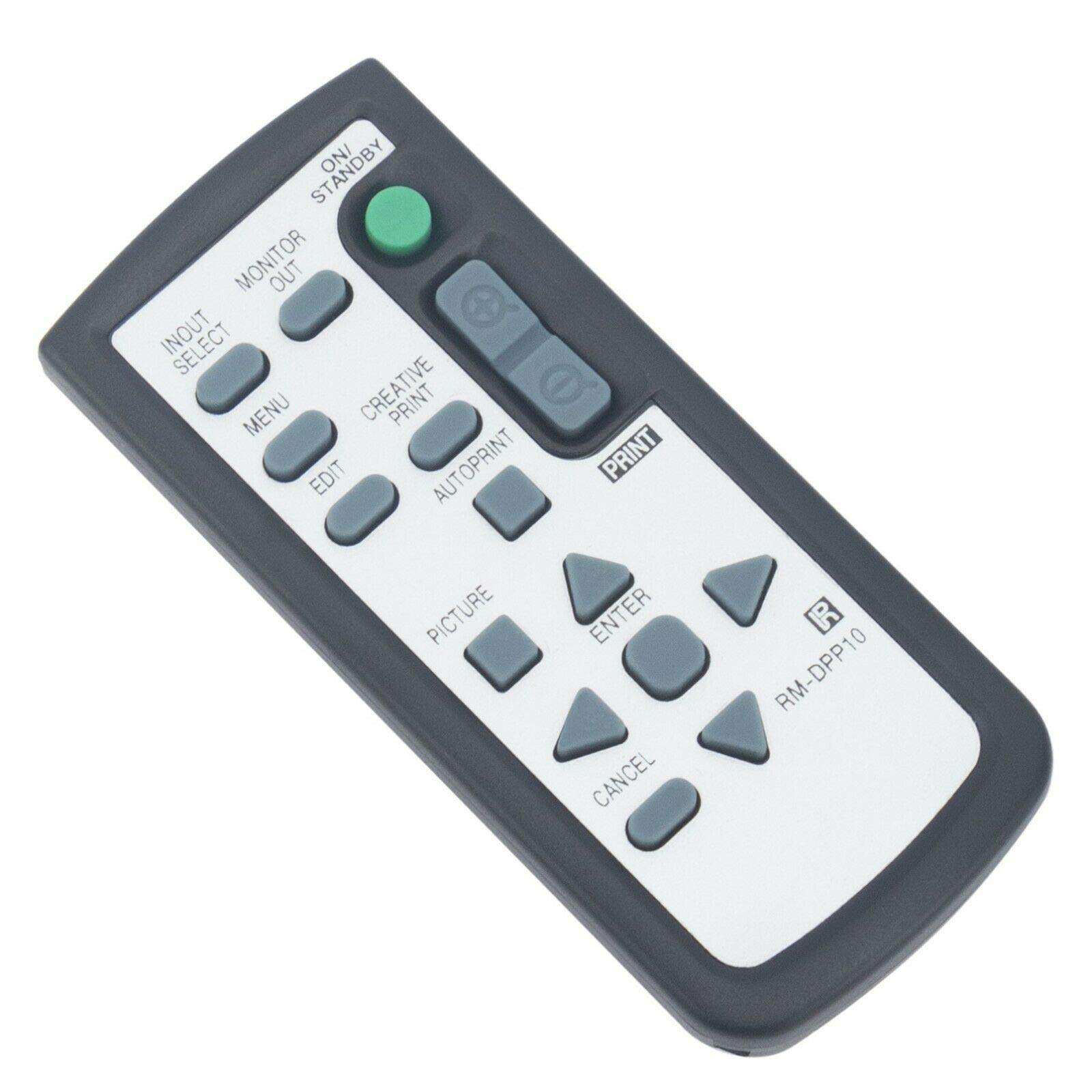 Sony DPP-FP50 B7-9100 Photo Printer Replacement Remote Control RM-DPP10 - Compatible with DPP-FP50 & B79100 Models - Perfect for Home Photo Printing & Digital Photography