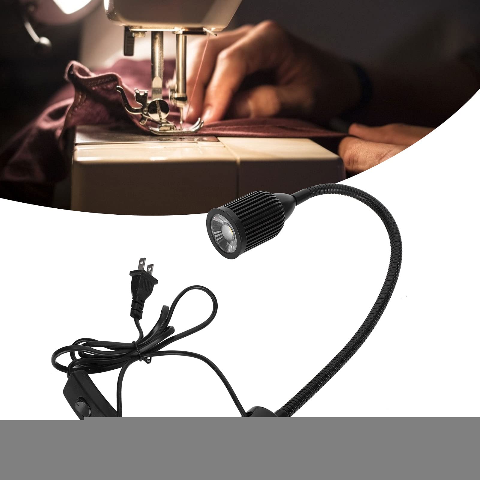 12W High Power LED Work Light with Magnetic Base - Durable, Low Light Failure, Super Bright for Auto Repair, Machining & DIY Projects - Perfect for Garages, Workshops & Home Use
