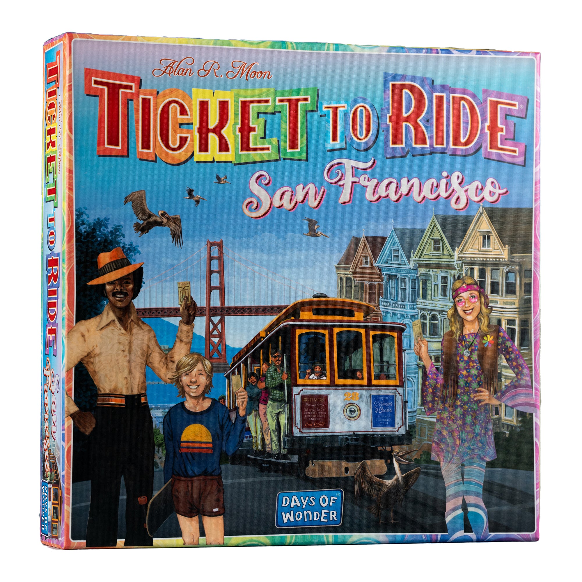 Ticket to Ride San Francisco Board Game - Family Strategy Game for Kids & Adults - Perfect for Game Nights & Travel