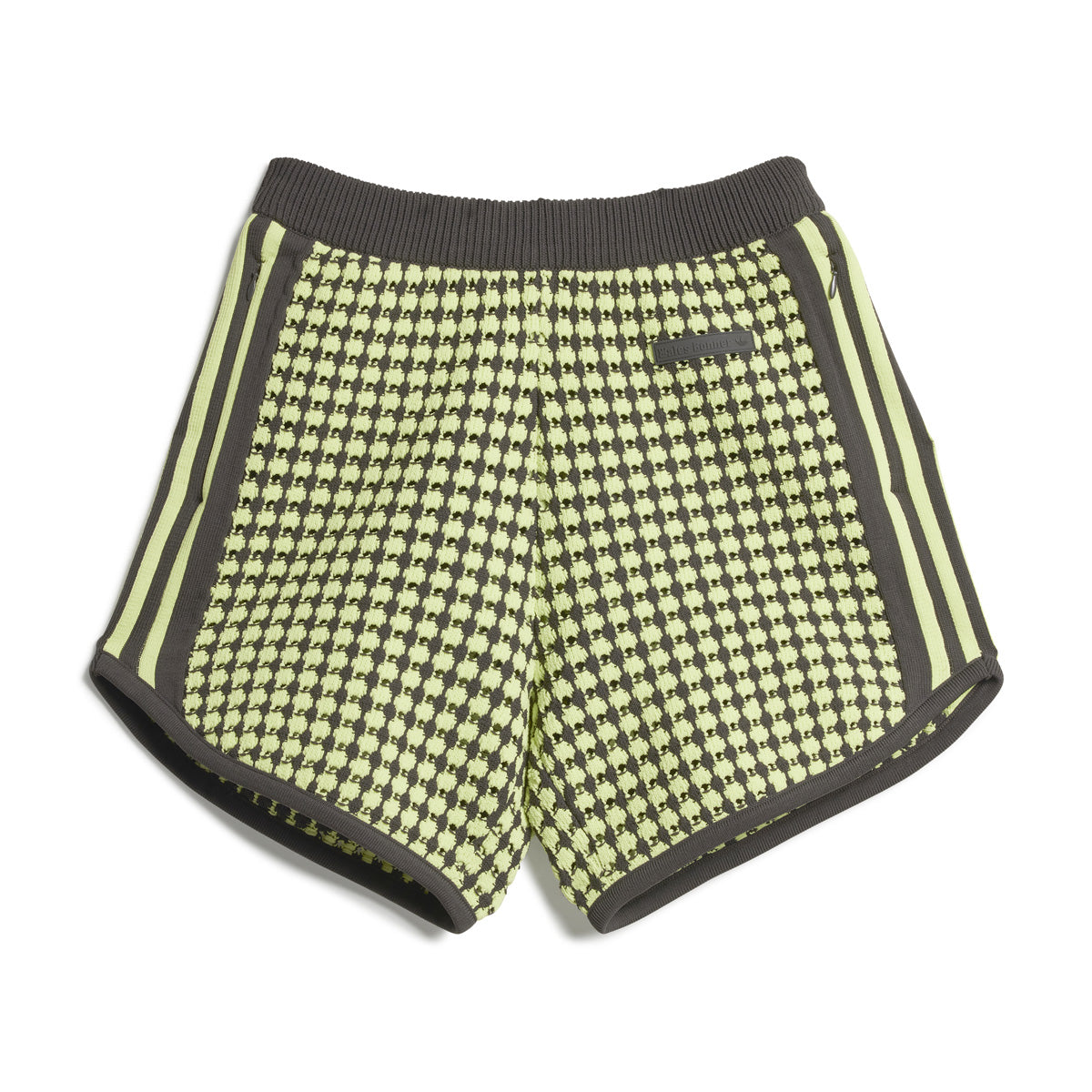 Wales Bonner Crochet Shorts - Semi Frozen Yellow Brown | Summer Boho Beach Shorts for Women | Perfect for Vacation, Music Festivals & Casual Outings