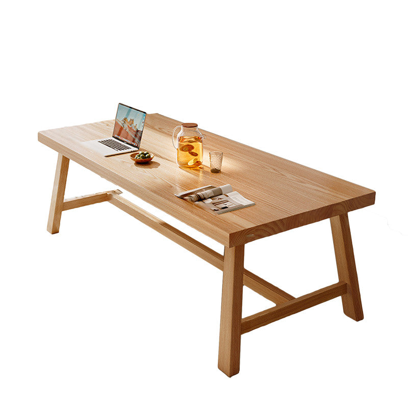 1.4M Solid Wood Square Dining Table - Modern Kitchen Furniture for Small Spaces & Family Gatherings