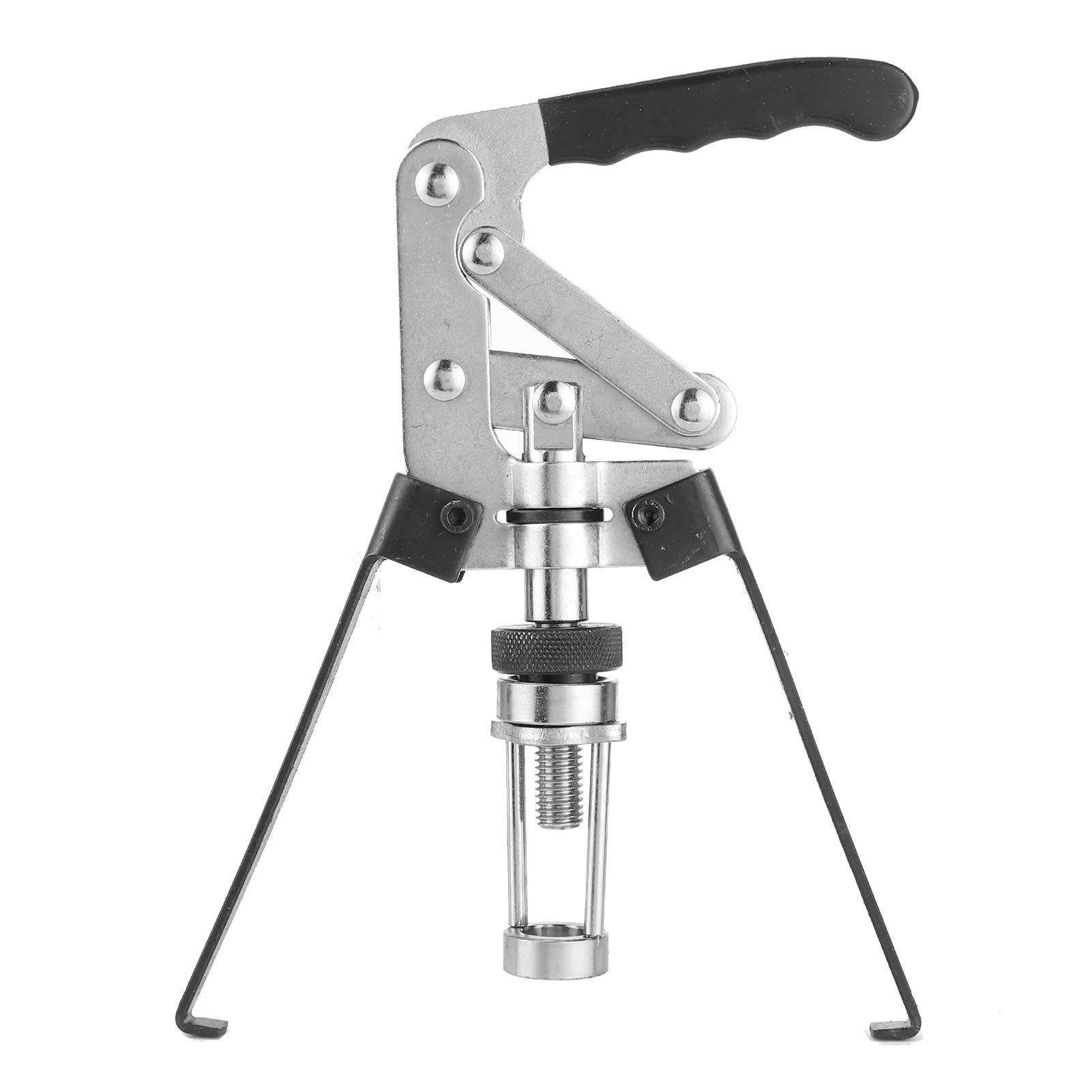 Qiilu Valve Spring Remover Tool Kit - Professional Engine Valve Spring Compressor for Oil Seals & Stem Keeper Removal - Perfect for Automotive Repair & Engine Maintenance