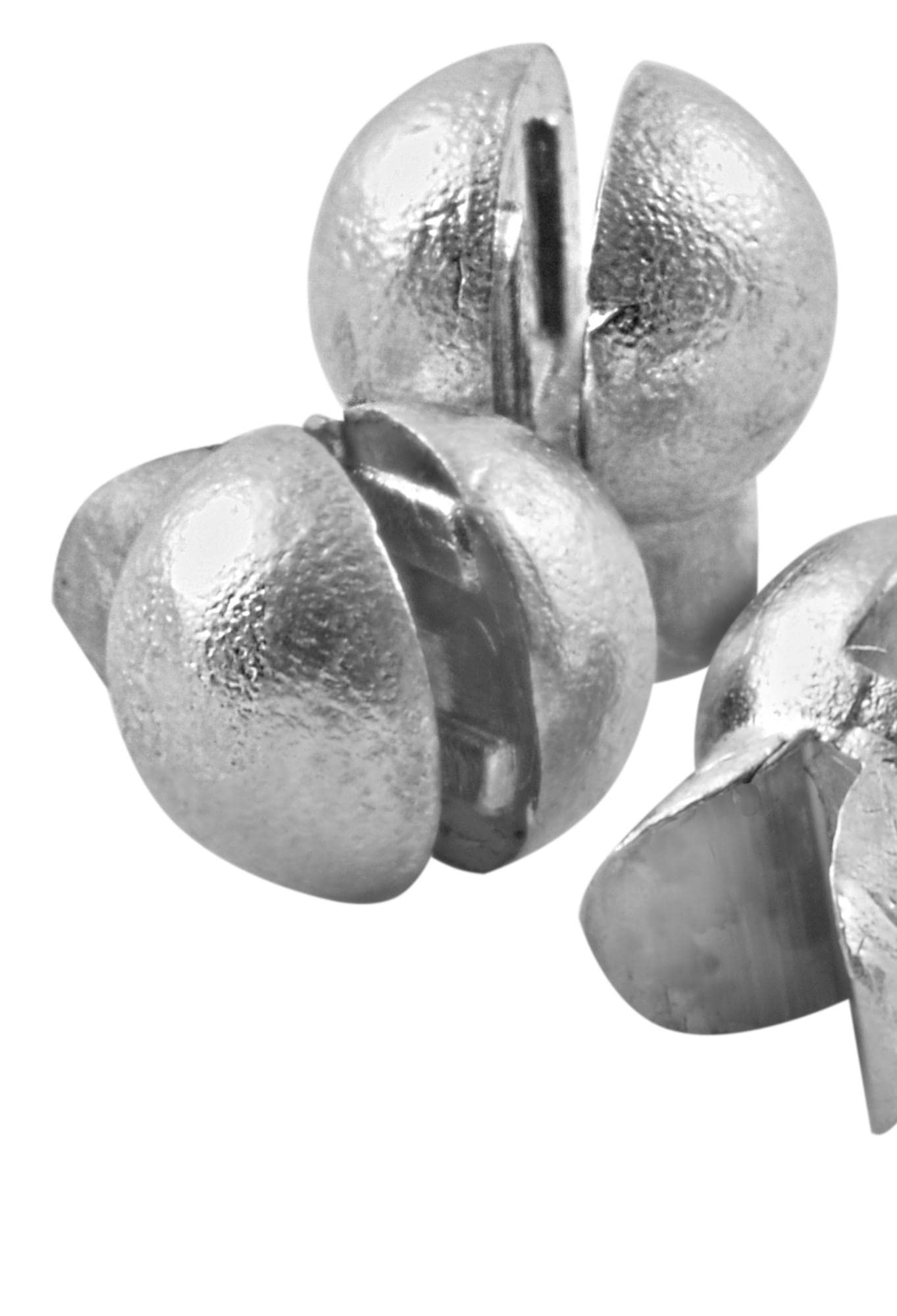 EQSSBB Premium Tin Split Shot Fishing Sinkers - Size BB - Ideal for Freshwater & Saltwater Fishing, Fly Fishing, and Baitcasting
