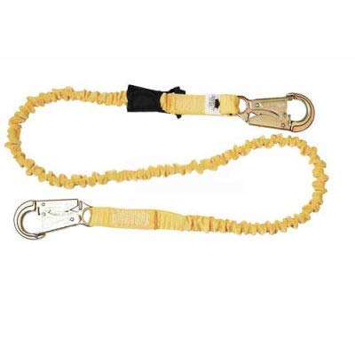 Werner C351100 SoftCoil Lanyard with Snaphooks - 6 Foot Safety Lanyard for Construction, Roofing & Fall Protection | Durable Work at Height Equipment
