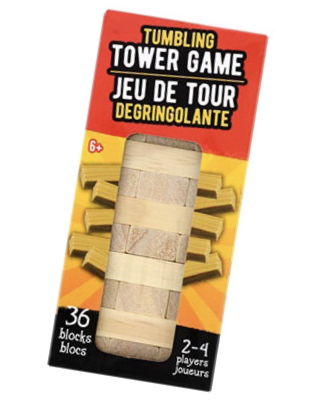 Mini Wooden Block Tower Game - 4.5