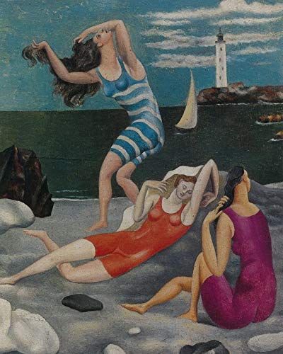 1000-Piece Pablo Picasso The Bathers Wooden Jigsaw Puzzle - Neoclassical Art Puzzle for Adults & Kids - Family Game Night, Brain Teaser & Educational Gift for Art Lovers