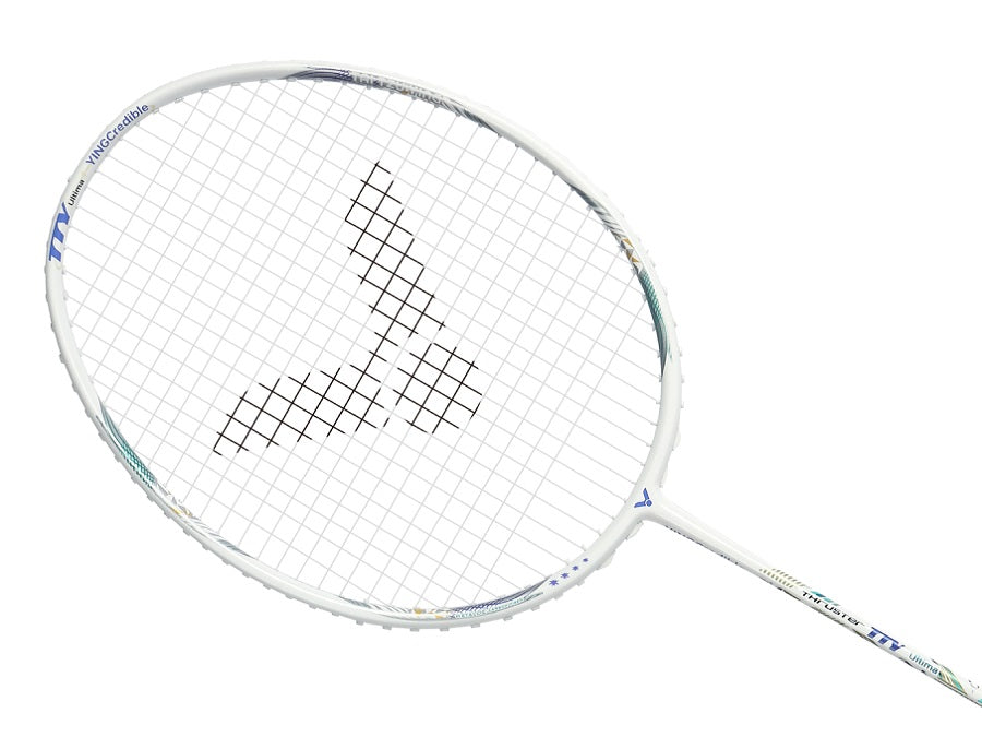 Victor Thruster TTY Ultima Tribute Series (TK TTY ULTIMA A) Badminton Racket - Professional Carbon Fiber Shuttlecock Racket for Tournament Play - Perfect for Singles & Doubles Matches, Training Sessions