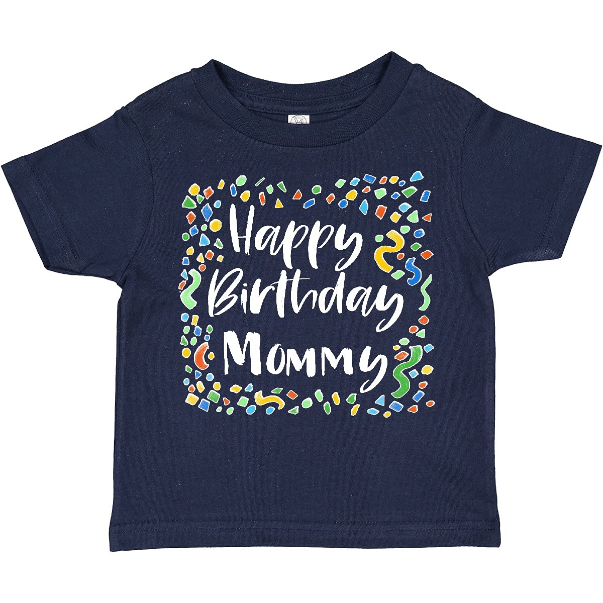 Inktastic Happy Birthday Mommy Toddler T-Shirt - Cute Toddler Birthday Outfit for Girls & Boys - Perfect for Birthday Parties, Family Photos & Special Occasions