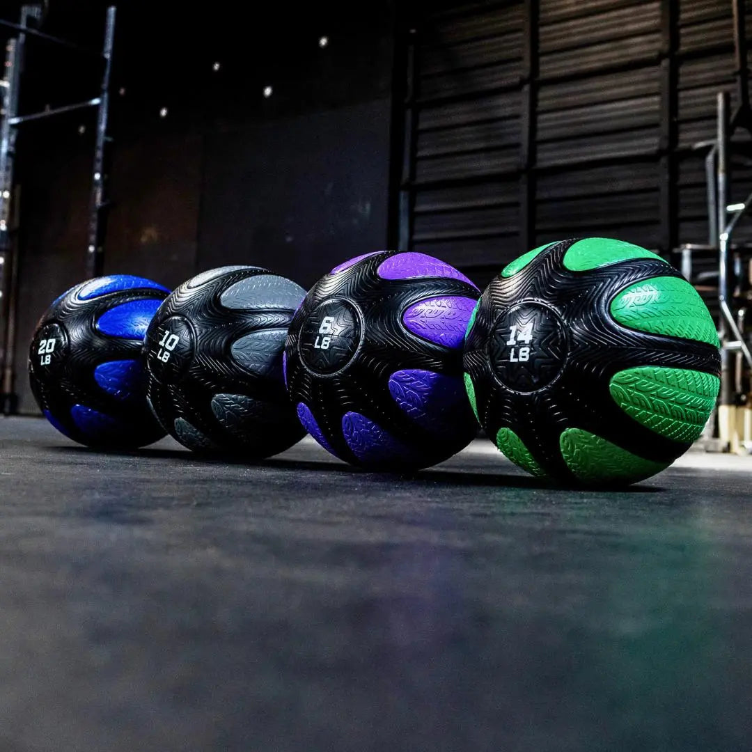 FringeSport Indestructible Immortal Wall Ball Medicine Slam Ball Combo V2 - Durable Workout Equipment for CrossFit, Strength Training & Home Gym Exercises