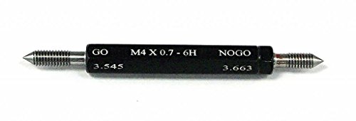 Precision M4 X .70 Class 6H Taperlock Thread Plug Gauge Set - Professional Thread Measurement Tool for Machining, Quality Control & Industrial Applications