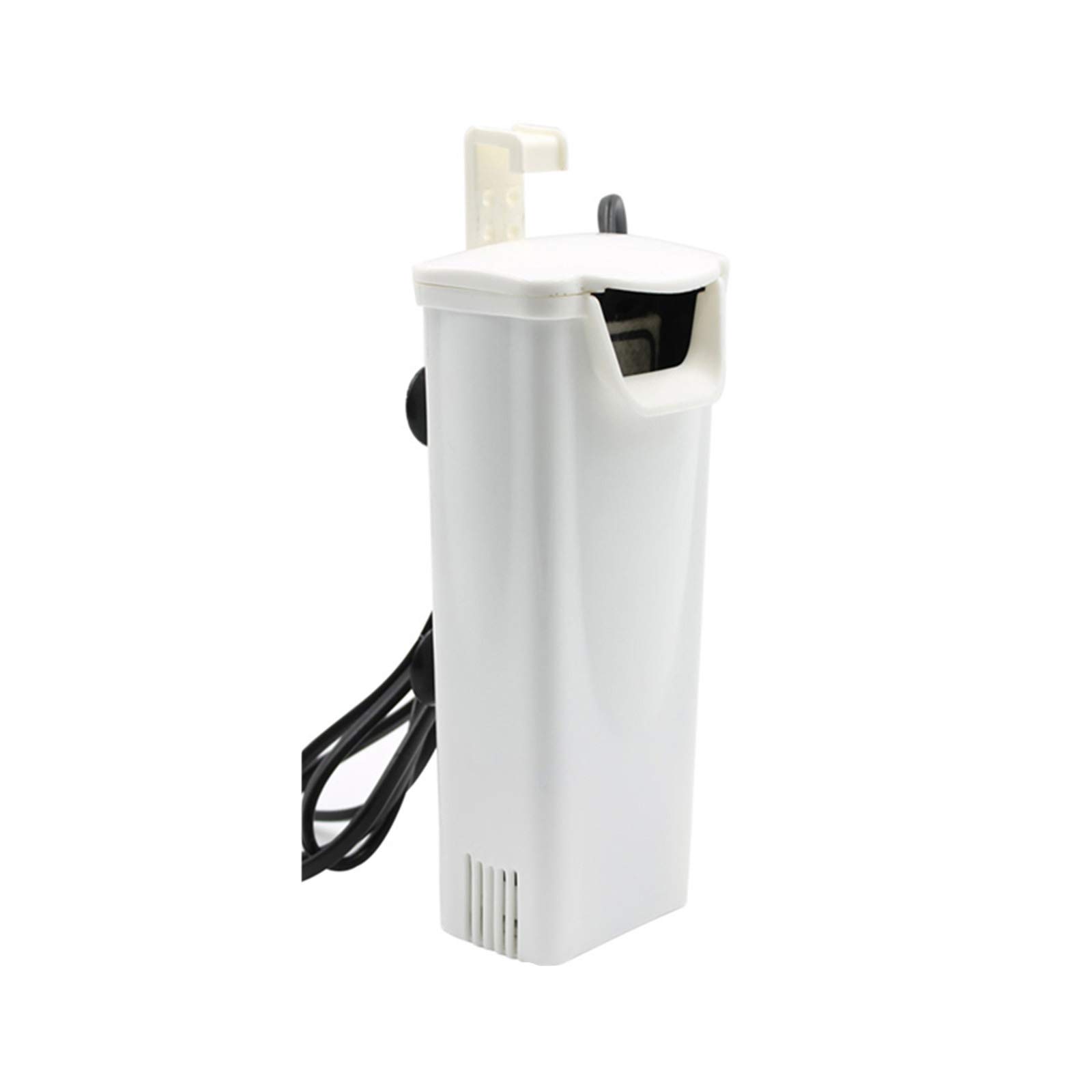 3W Aquarium Turtle Filter - Low Noise Hanging Waterfall Filter with Oxygen Pump for Fish Tank, Reptile & Turtle Tanks - Ideal for Small to Medium Aquariums and Terrariums