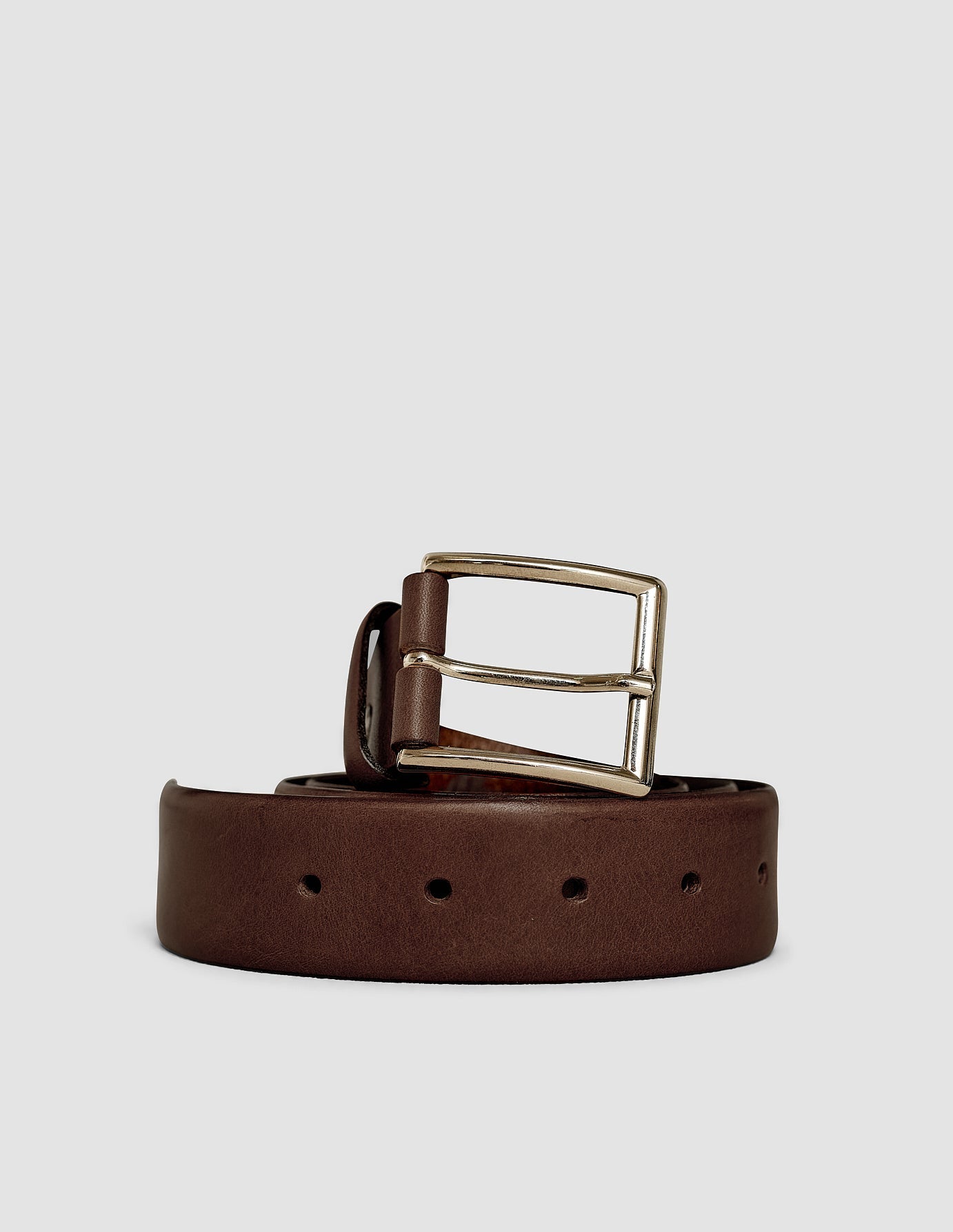Premium Elastic Leather Belt for Men & Women - Adjustable Dark Brown Waist Belt - Perfect for Casual, Office & Formal Wear