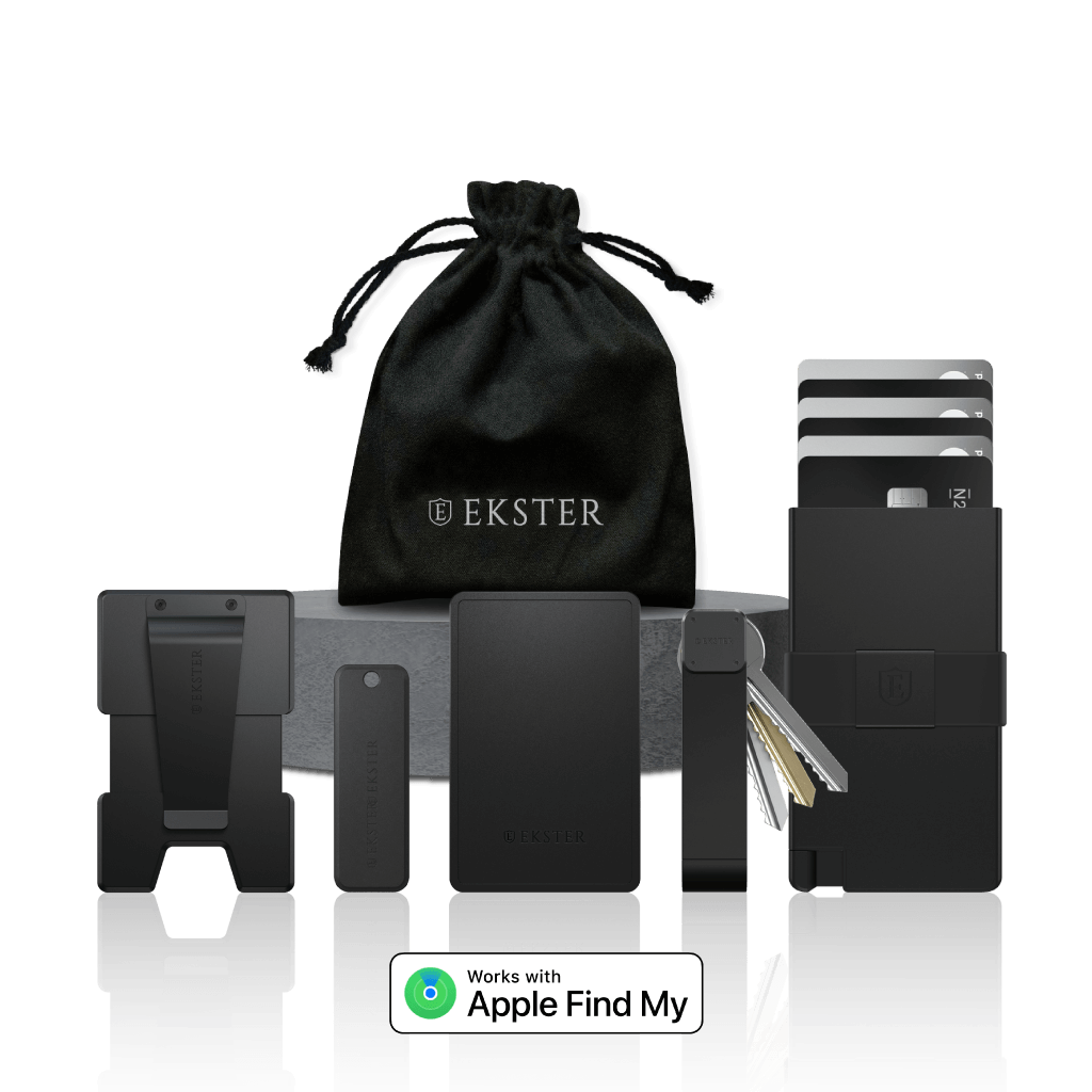 Trackable Wallet & Key Case Bundle - RFID Blocking Smart Wallet with GPS Tracker - Perfect for Travel, Work, and Everyday Use