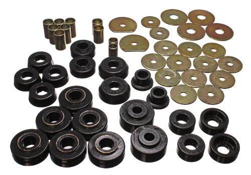 Energy Suspension 3.4138G Body Mount Kit for Chevy Trucks & SUVs - Durable Polyurethane Bushings for Smooth Ride & Vibration Reduction - Perfect for Off-Roading, Towing & Daily Driving