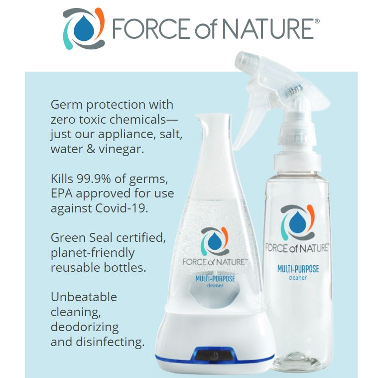 Force of Nature Table Tent - Eco-Friendly & Durable for Restaurants, Cafes, and Events | Perfect for Outdoor Dining & Promotions