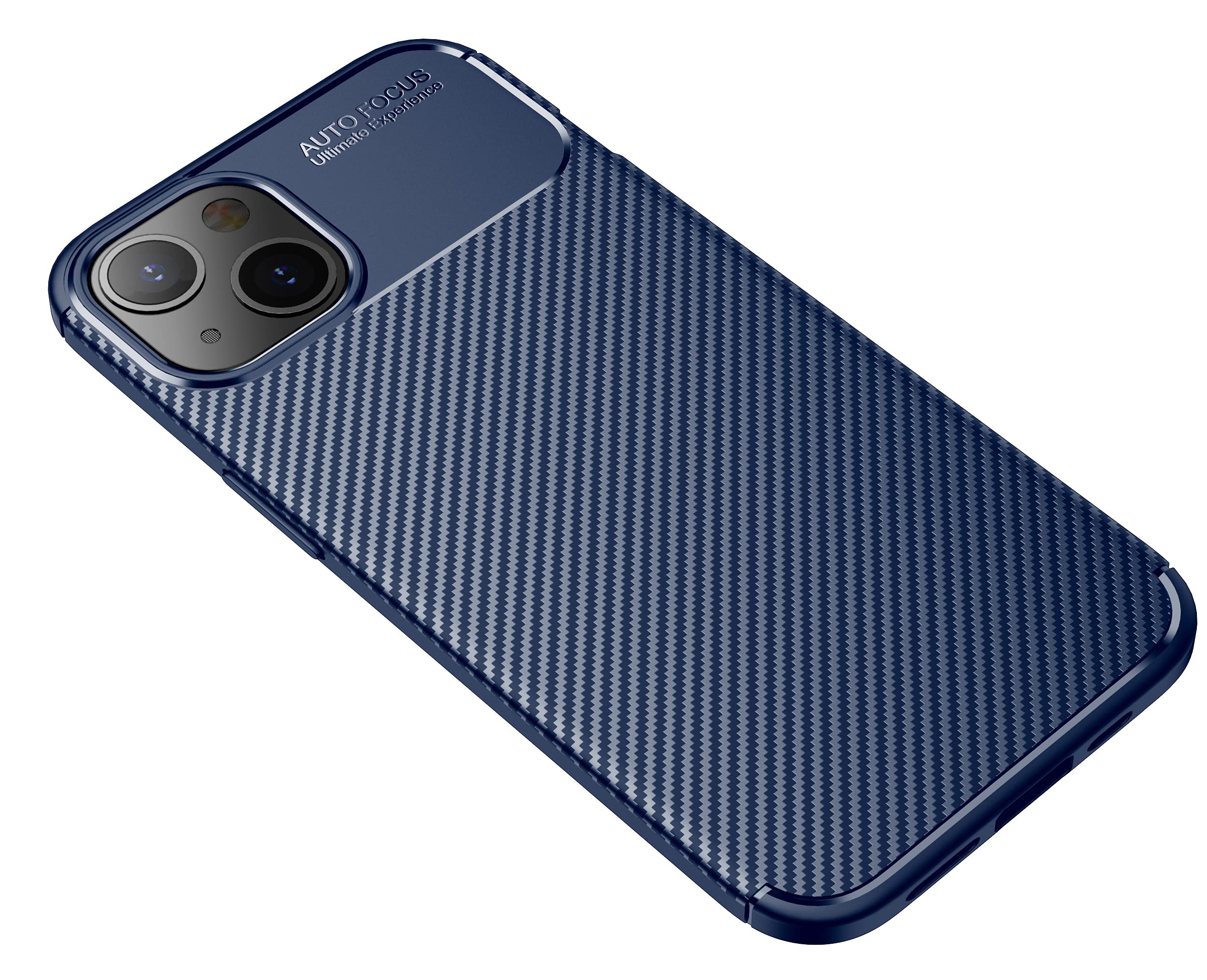 **Premium Carbon Fiber Texture iPhone 13 Case (6.1 Inch) – Anti-Scratch, Shock-Absorbent, Durable Protection – Carbon Blue – Perfect for Daily Use, Travel & Outdoor Activities**