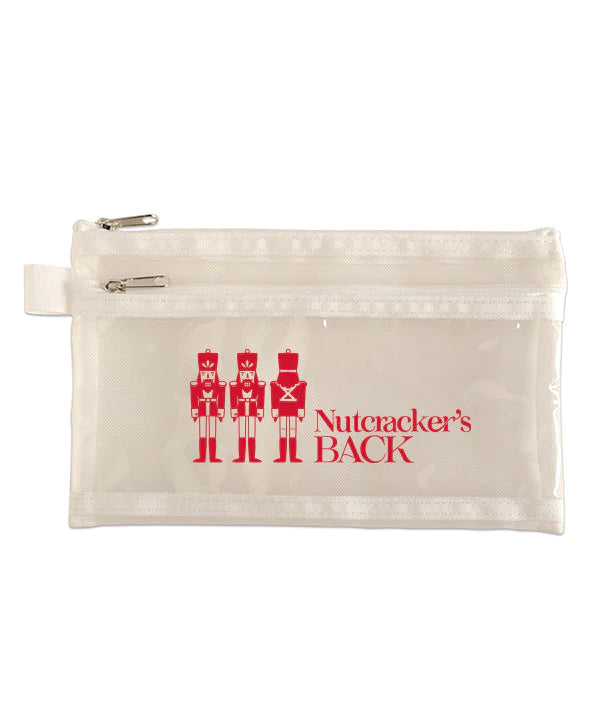 Nutcracker's Back Beauty Bag - Stylish and Functional Cosmetic Organizer for Travel, Gym, and Everyday Use