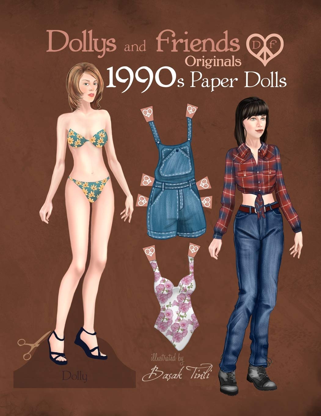 Vintage 1990s Paper Dolls Collection - Dollys and Friends Originals Retro Fashion Dress Up Toys with Iconic 90s Outfits | Perfect for Nostalgic Play, Collectors, and 90s Theme Parties