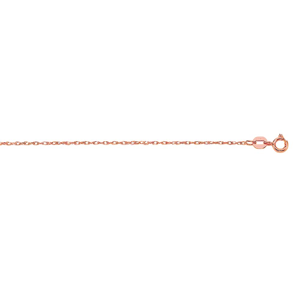 10K Gold .85mm Machine Rope Chain Necklace - Durable & Elegant Jewelry for Women & Men - Perfect for Everyday Wear, Gifts & Special Occasions