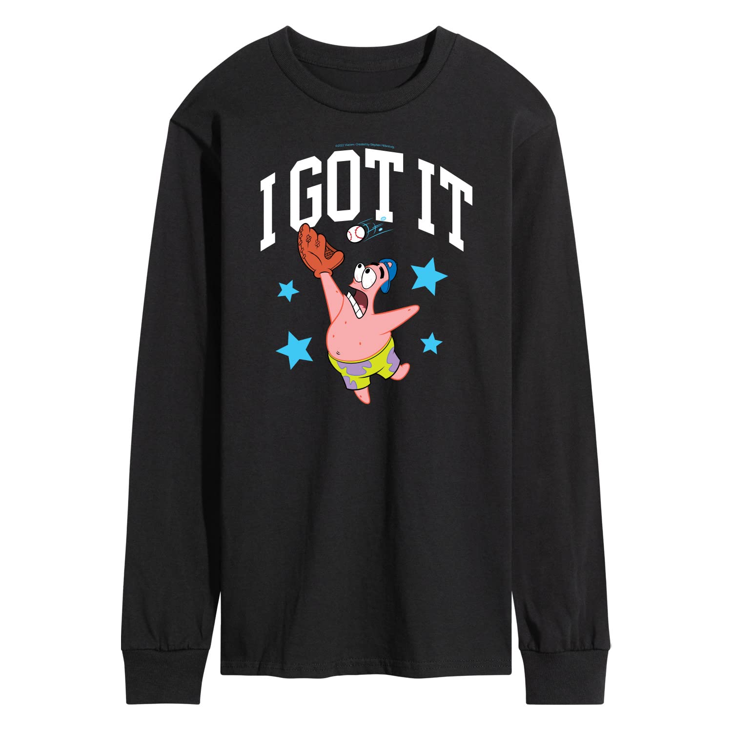 HYBRID APPAREL Spongebob Squarepants I Got It Men's Long Sleeve Graphic T-Shirt - Cartoon Character Tee for Fans, Casual Wear & Gift Giving