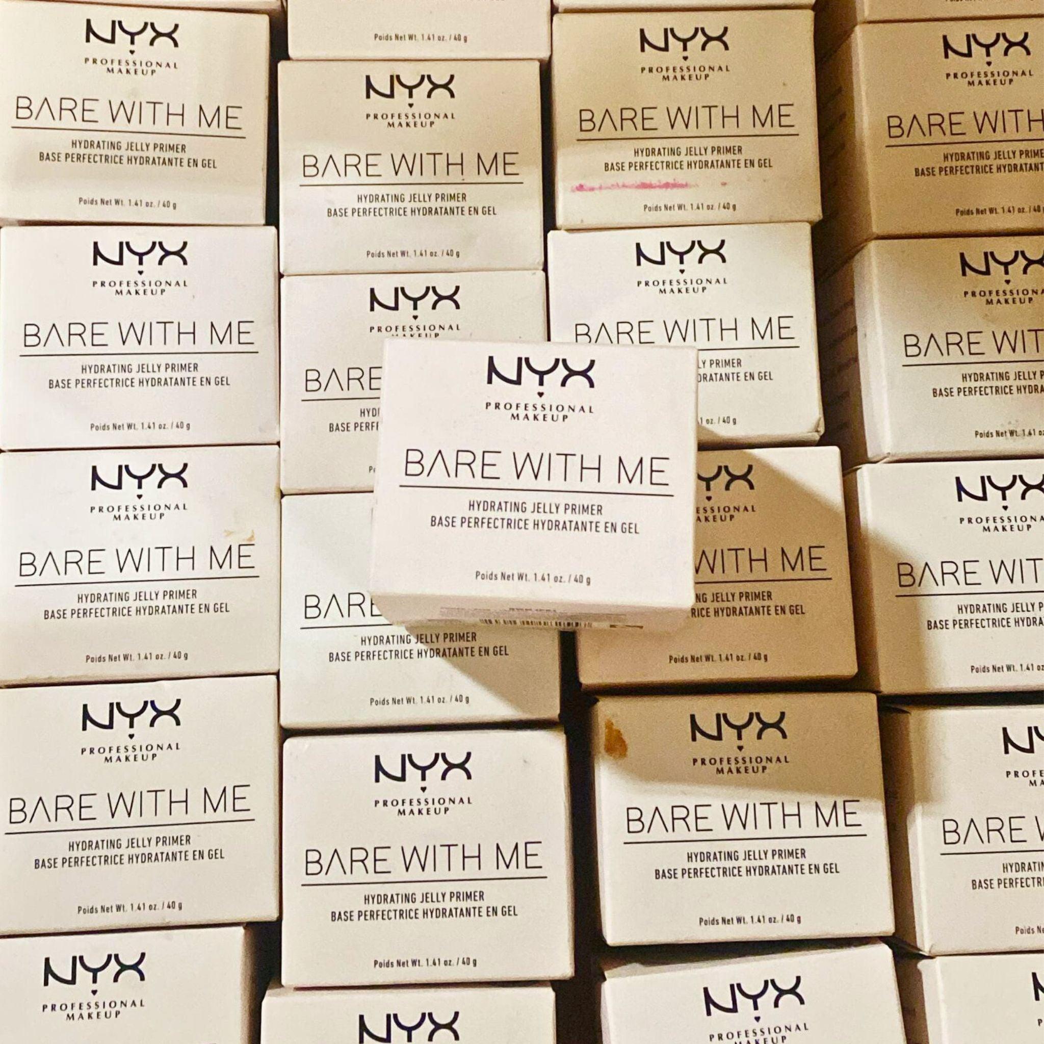 NYX Professional Makeup Bare With Me Hydrating Jelly Primer 1.41OZ (25 Pcs Bulk) - Vegan Face Primer for Smooth, Dewy Makeup Application - Perfect for Daily Use & Special Occasions