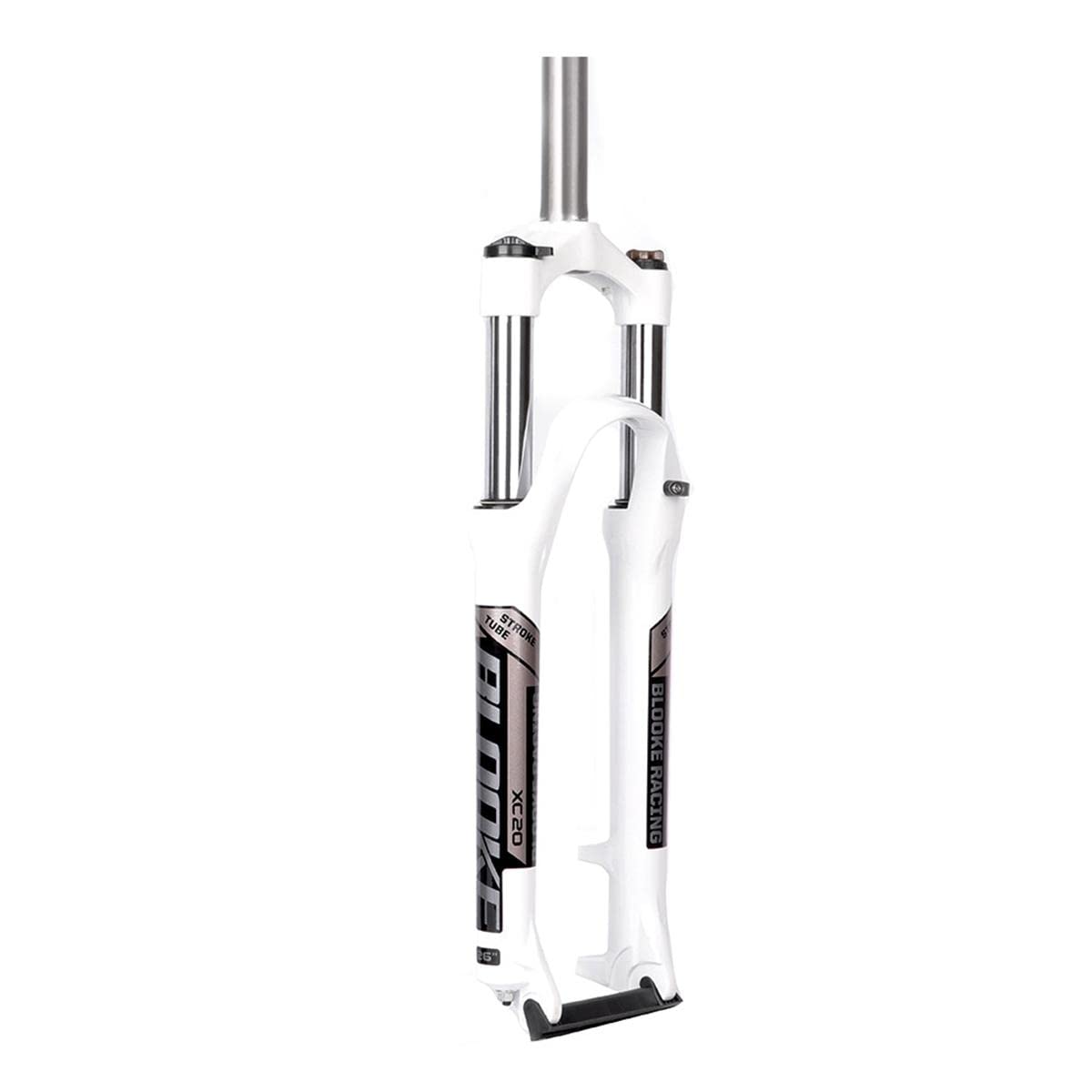 HYQW Fire Wolf Mountain Bike Shock Absorbing Front Fork - 26/27.5/29 Inch Shoulder Lock Mechanical Suspension Fork - Lightweight Aluminum Alloy Bicycle Accessories with 100mm Travel - Perfect for Trail Riding, Downhill & Off-Road Cycling Adventures