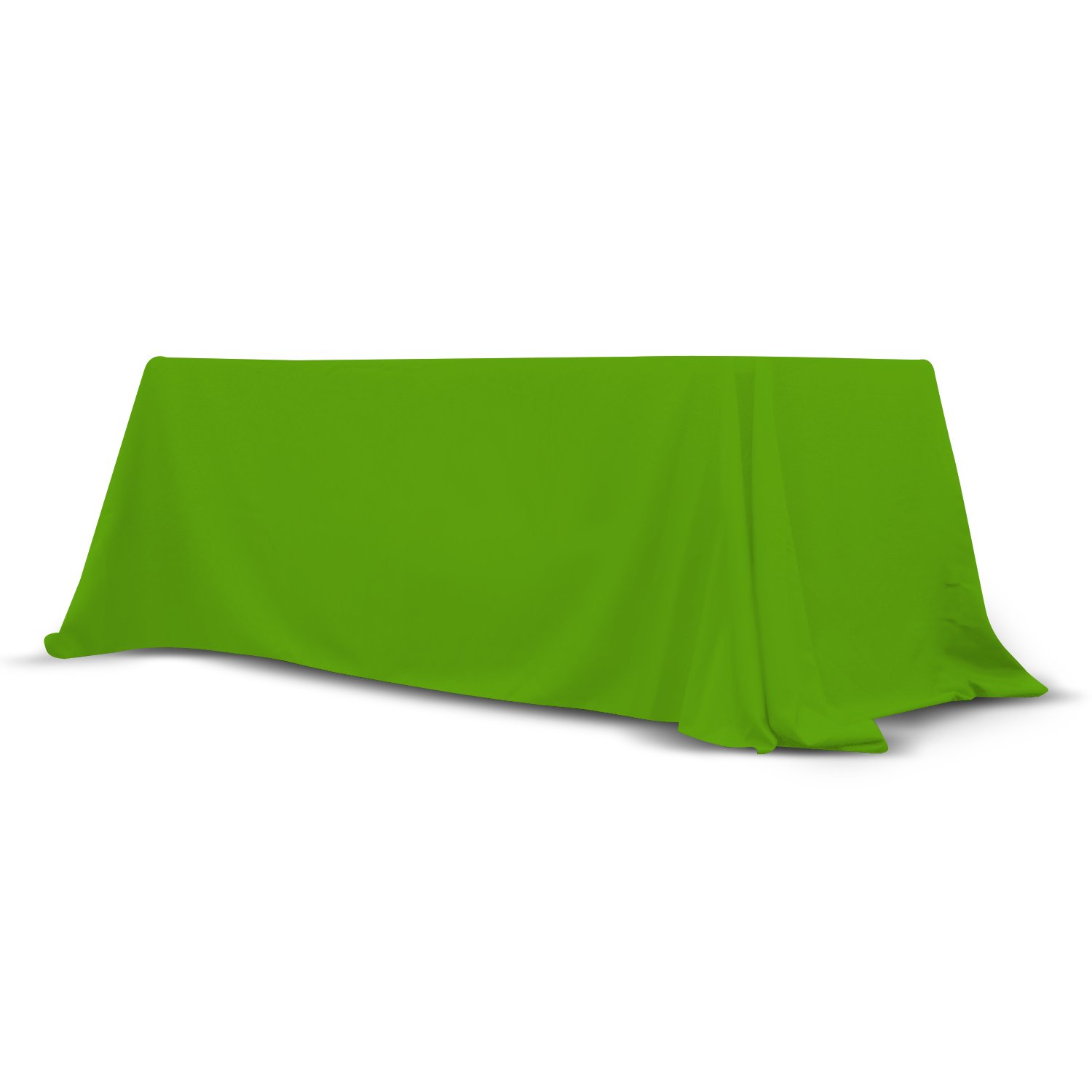 Custom 6-8 Feet Convertible Tablecloth - Washable & Wrinkle-Resistant Banquet Table Cover for Dining, Buffet Serving, and Events (Green) - Perfect for Weddings, Parties, and Home Decor