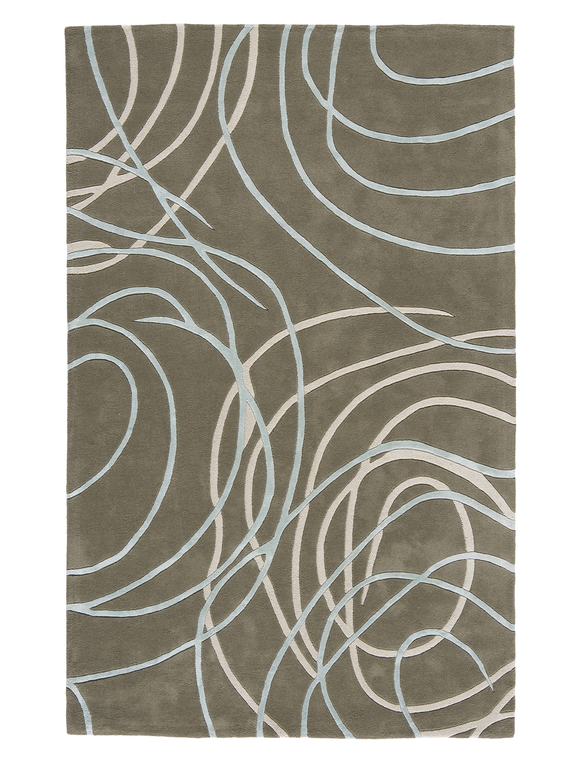 Rugs America Millennium Horizon Gray Area Rug 2'3