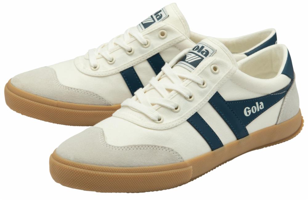 Gola Men's Badminton Shoes - White - Lightweight & Breathable for Indoor Sports & Casual Wear