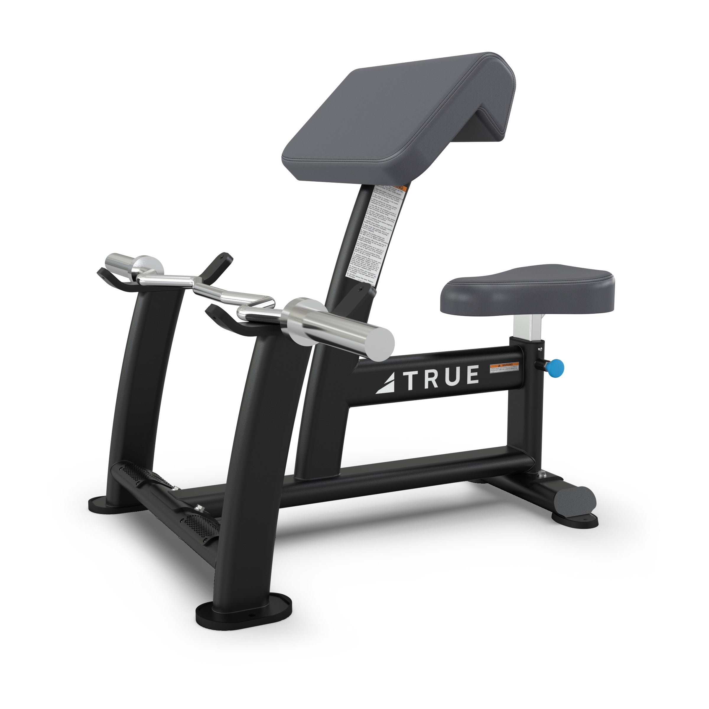 True Preacher Curl Bench (XFW 5000) - Professional Bicep Workout Equipment for Home & Gym Strength Training
