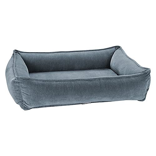 Premium Bowsers Mineral Chenille Urban Lounger Dog Bed - Soft & Durable Pet Bed for Small to Medium Dogs - Perfect for Living Rooms, Bedrooms & Pet-Friendly Spaces