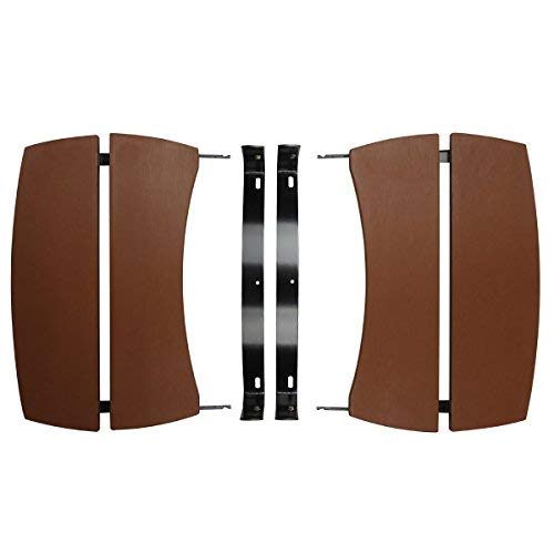 Dracarys HDPE Side Shelves for Medium Big Green Egg – Replacement Egg Mate BBQ Accessories (2 Shelves Slats) – Perfect for Outdoor Grilling, Smoking, and Backyard Cooking