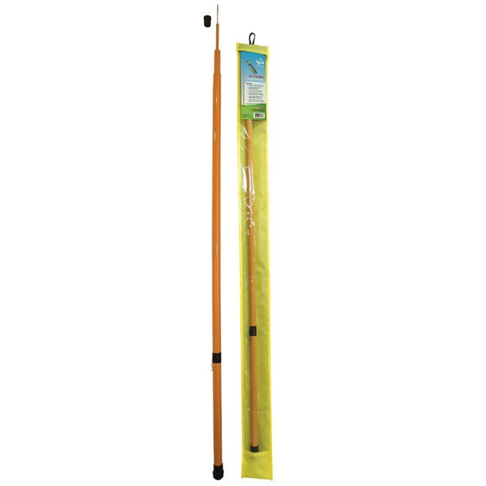 10 Foot Flexible Telescoping Pole for Windsock & Outdoor Decor - Lightweight & Adjustable - Perfect for Gardens, Patios, and Beach Parties