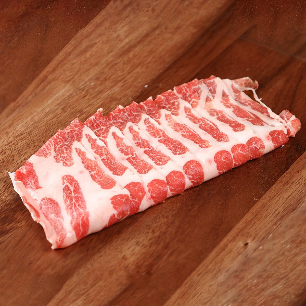 Premium Spanish Iberico Pork for Shabu Shabu - Acorn-Fed Bellota Grade, Previously Frozen (200g) | Perfect for Hot Pot, Japanese Cuisine & Gourmet Cooking
