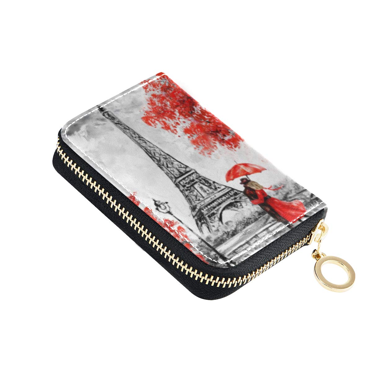Paris Eiffel Tower RFID Leather Wallet for Women - Travel & Daily Use