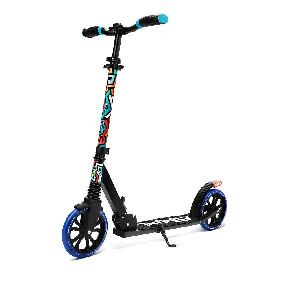 Foldable Kick Scooter for Adults & Teens - Lightweight Commuter Scooter with Adjustable Handlebar - Perfect for Urban Travel, Campus, and Short Commutes