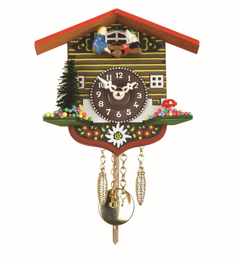 Authentic Black Forest Cuckoo Clock - Handcrafted Swiss Chalet Style - Perfect for Home Decor & Gifts