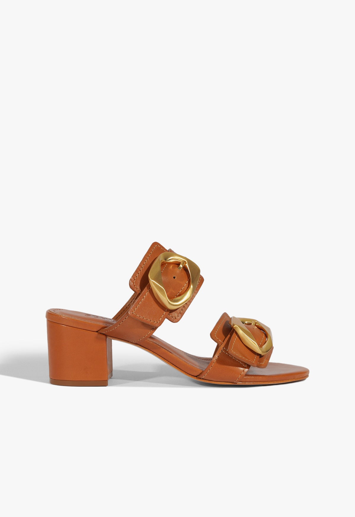 Olga Atanado Women's Leather Sandals with Low Heel - Comfortable Casual Summer Shoes for Walking, Beach & Outdoor Activities (Style: S2000108610002)