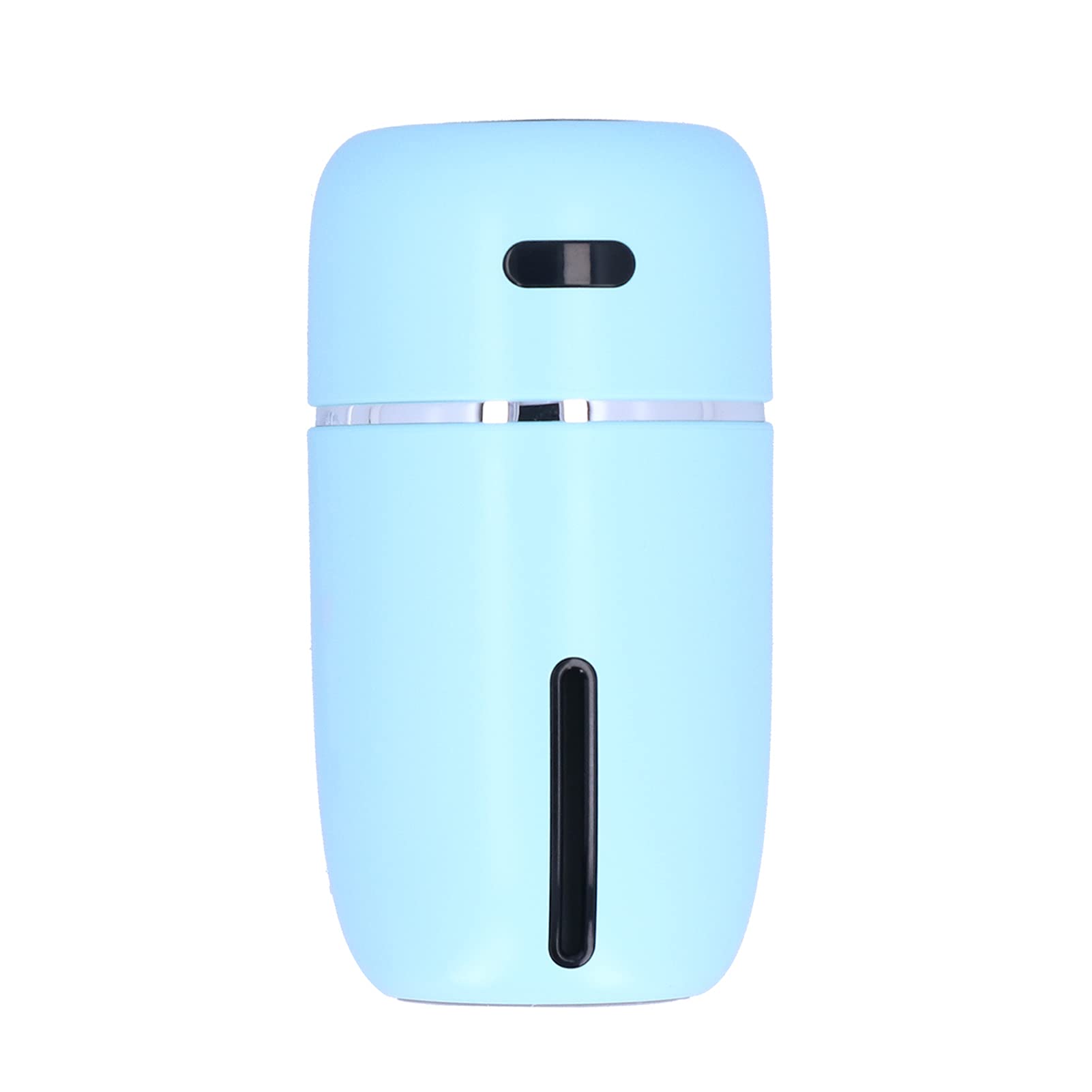 Xirfuni USB Humidifier with Night Light - Auto Shutoff, Warm Mist for Dry Air Relief - Perfect for Office, Bedroom & Living Room (Blue) | Compact & Quiet Air Moisturizer for Better Sleep & Comfort