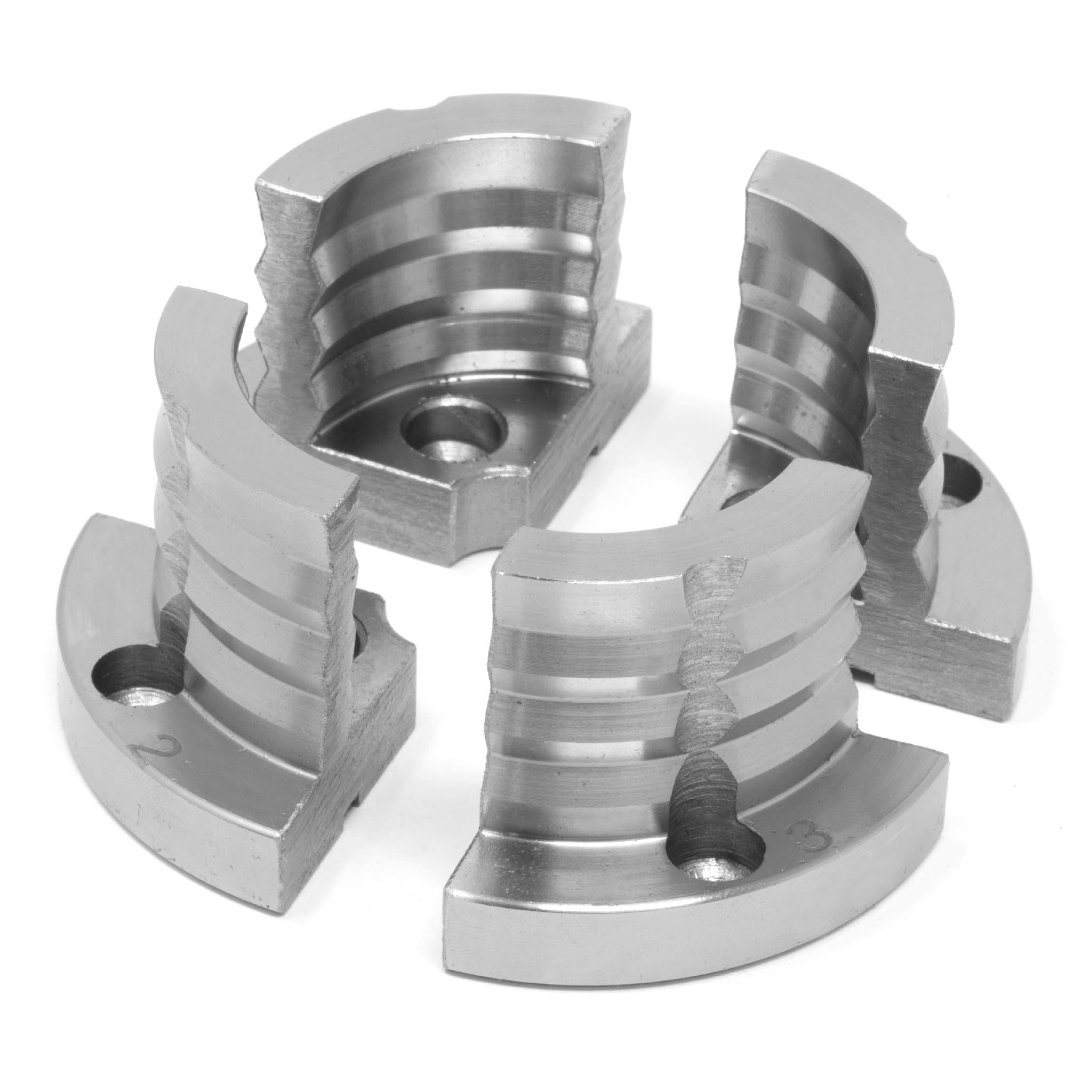 WEN LA425G 1.25 Inch Double Grooved Lathe Chuck Jaws - Premium Replacement Parts for Woodworking & Metalworking Lathes - Perfect for DIY Projects and Professional Workshops