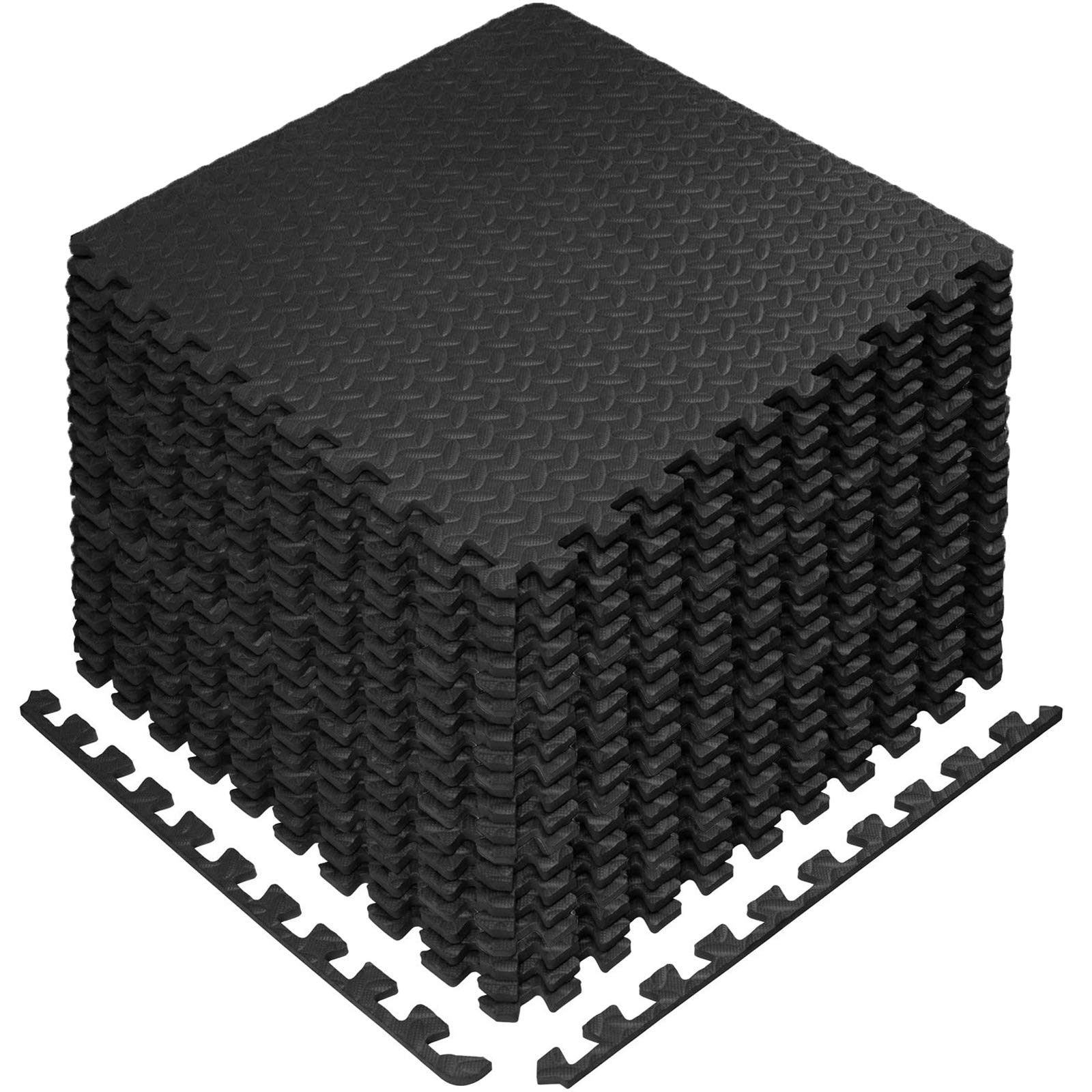 StillCool Puzzle Exercise Floor Mat - EVA Interlocking Foam Tiles for Gym, Yoga, Home Workout & Kids Play - Non-Slip, Shock-Absorbing Fitness Mat for Indoor/Outdoor Use