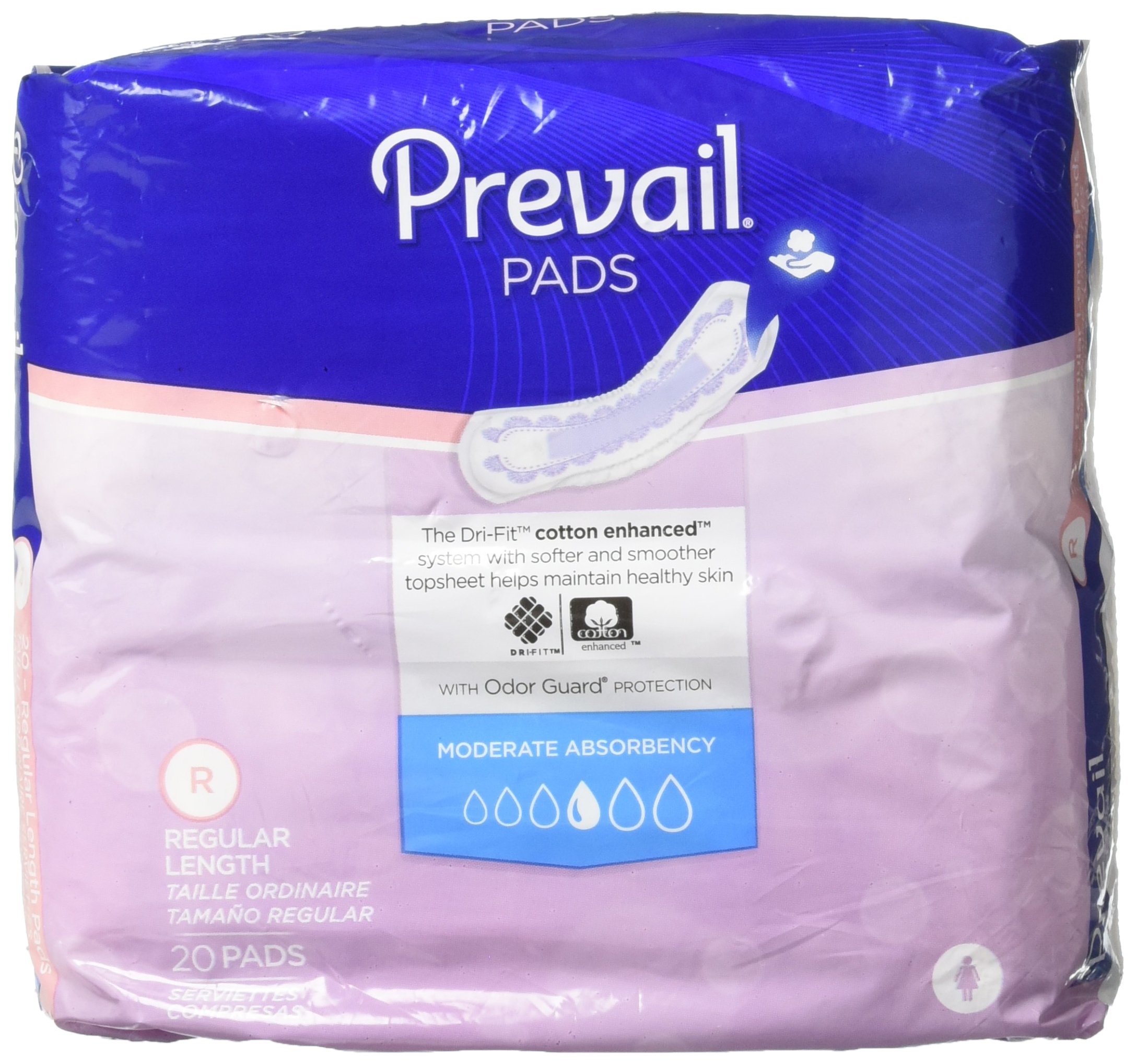 Prevail Contour Moderate Absorbency Pads 9
