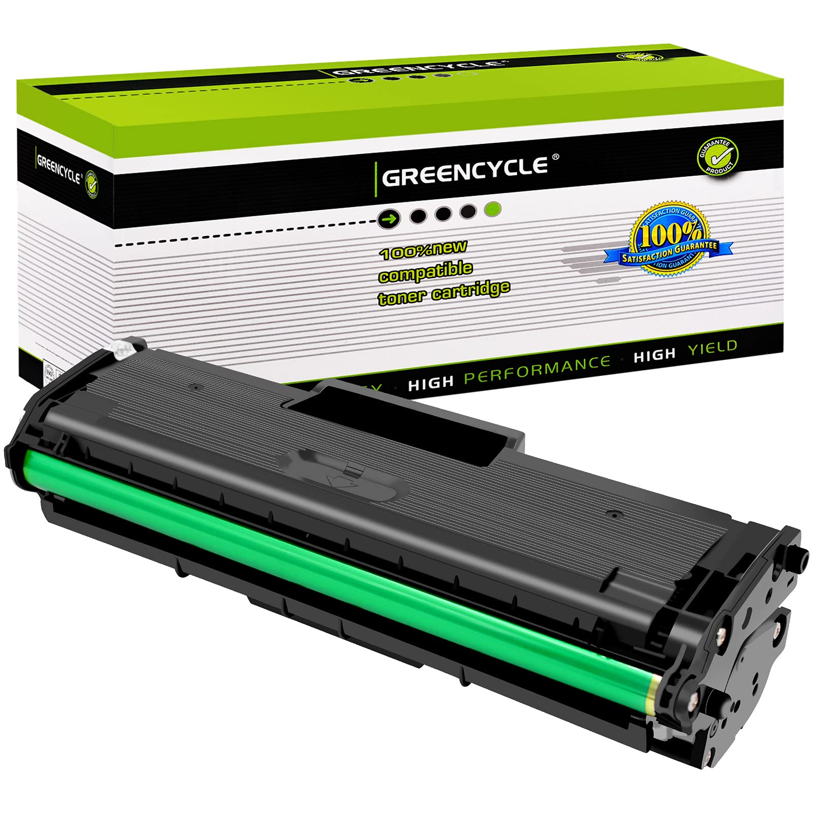 Samsung 111S 111L Toner Cartridge - Compatible for Xpress M2020W M2070W Printers - Home & Office Use