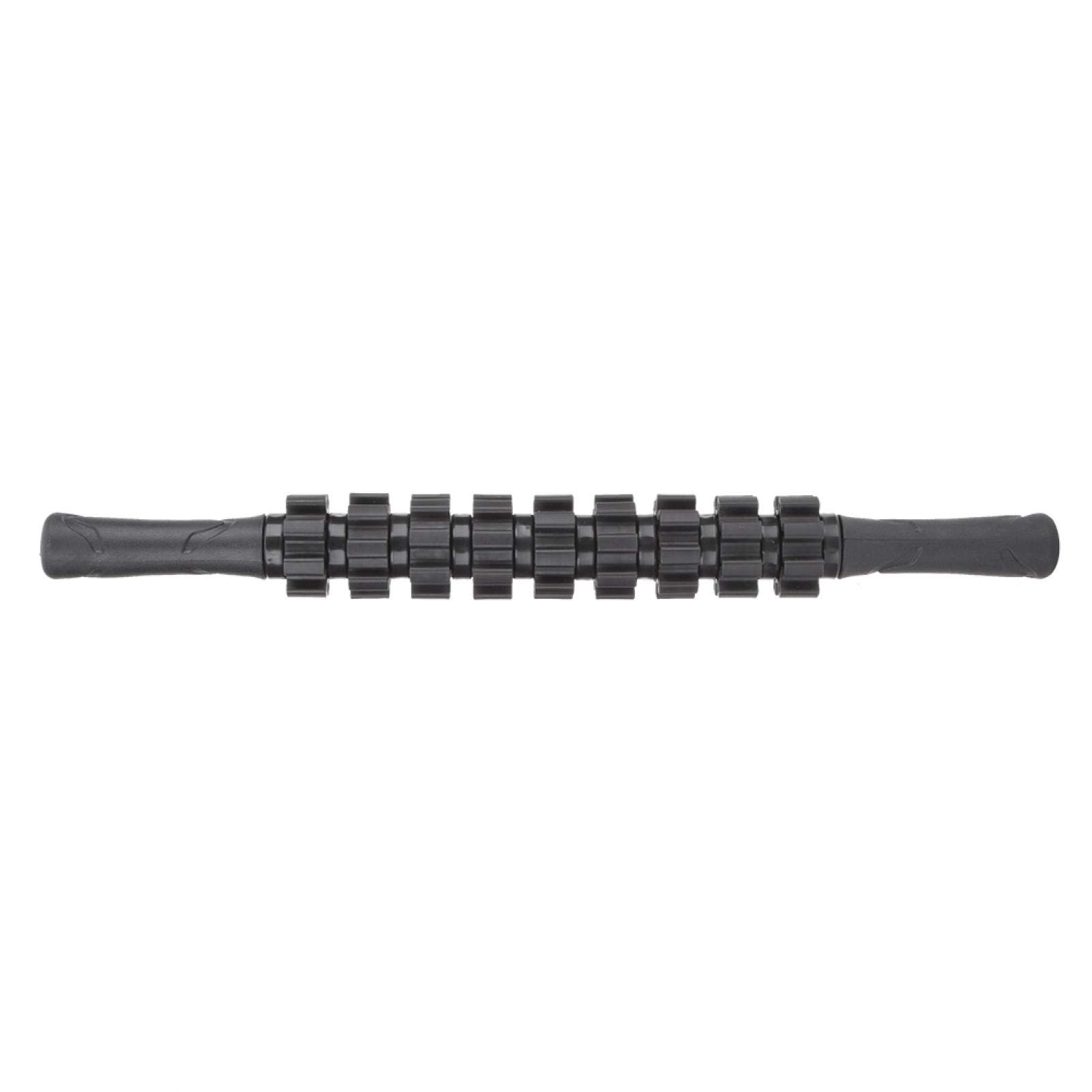 Qqmora TPE Massage Roller with Non-Slip Handle - Durable Foam Roller for Yoga, Fitness & Muscle Recovery - Perfect for Gym, Home Workout & Post-Exercise Relaxation