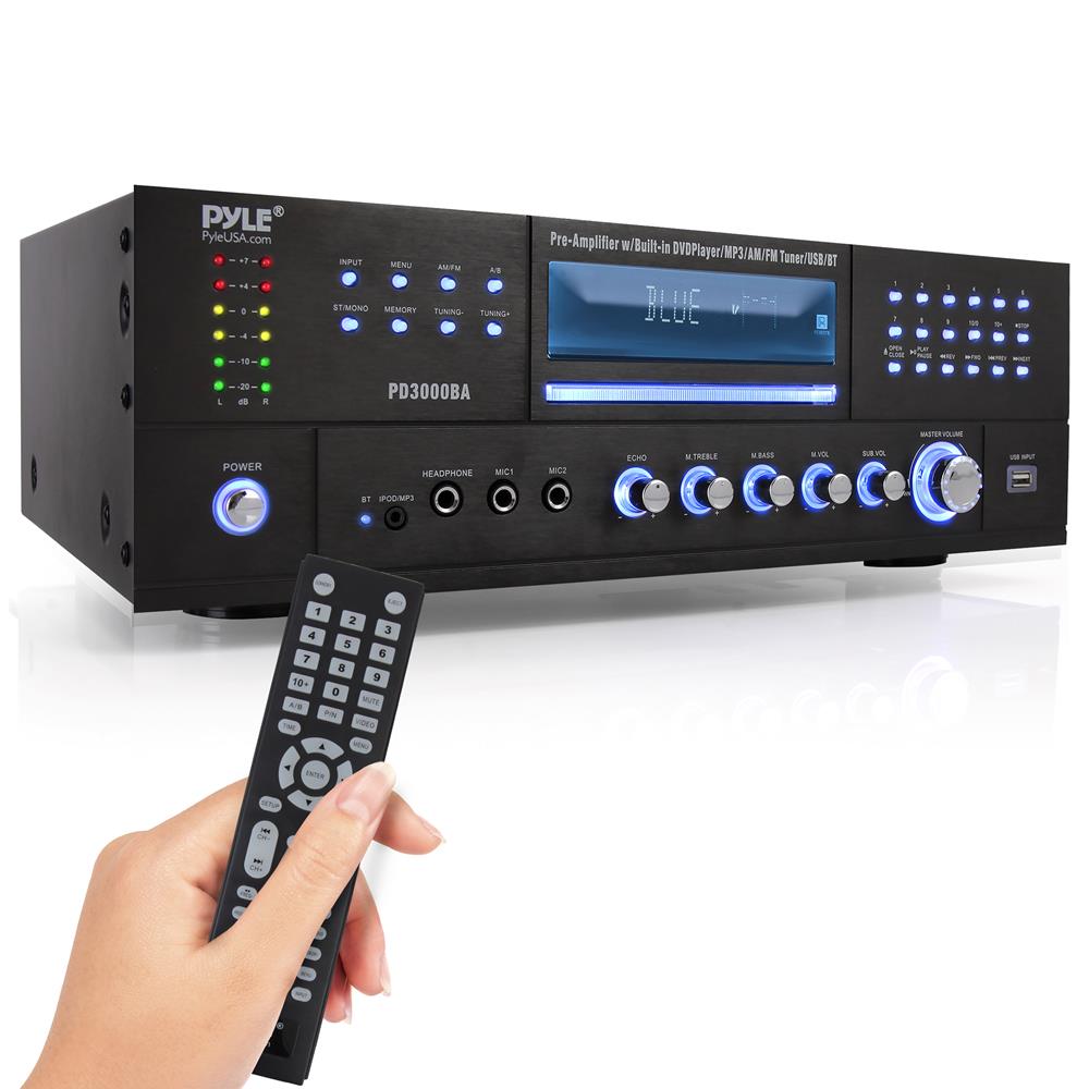 Professional Home Theater Audio Amplifier Receiver - High-Quality Sound System for Movies, Music & Gaming