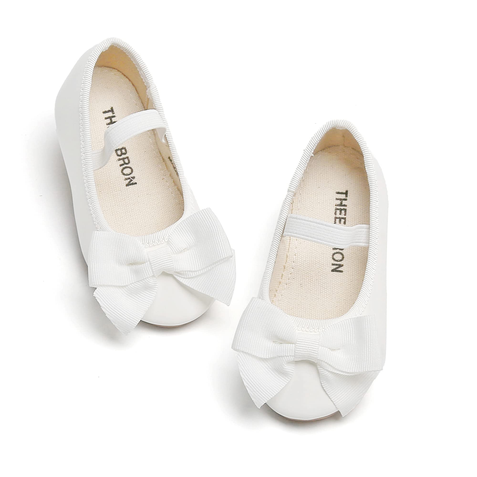 Toddler Ballet Mary Jane Flats - Girls Dress Shoes for Dance & Parties