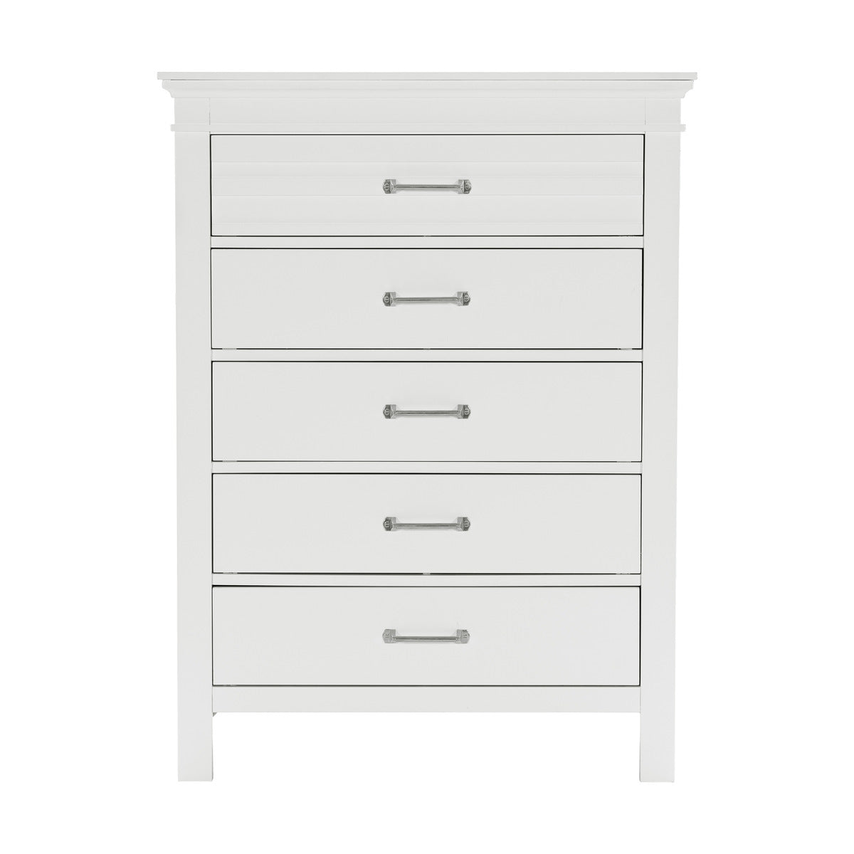Organic Blaire Farm White Chest - Premium Quality Wooden Storage Box for Home & Office Organization | Perfect for Bedroom, Living Room, and Office Storage Needs